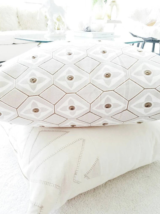 MILL CREEK DESIGNER CARCASSONNE EMBROIDERED PILLOW COVER