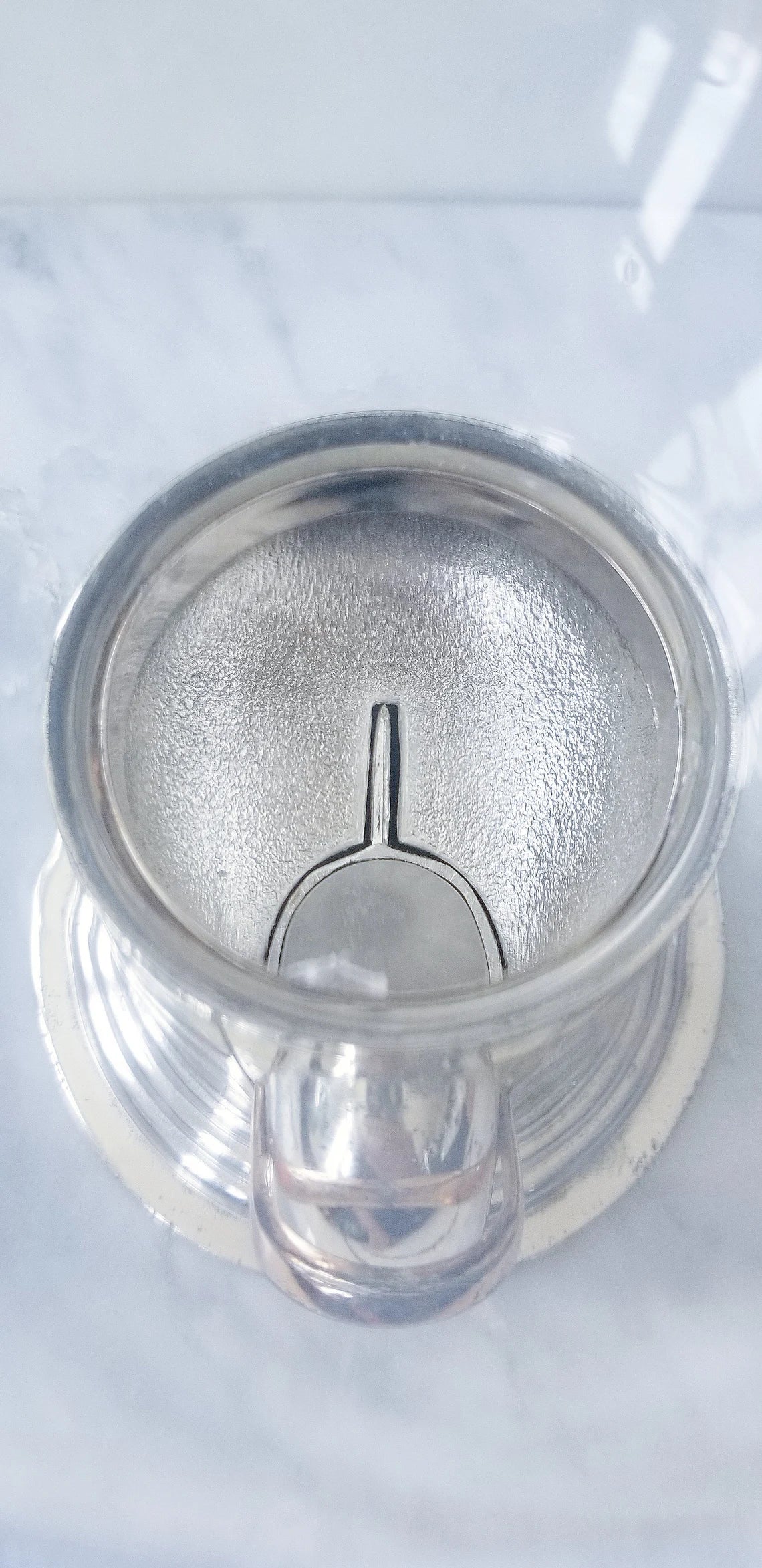 VINTAGE SILVER PLATE MINI BUBBLE GUM MACHINE