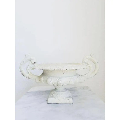ANTIQUE FRENCH CAST IRON URN FOR THE GARDEN